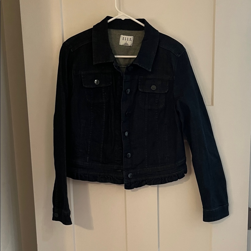 Elle Jean Jacket with Button Front